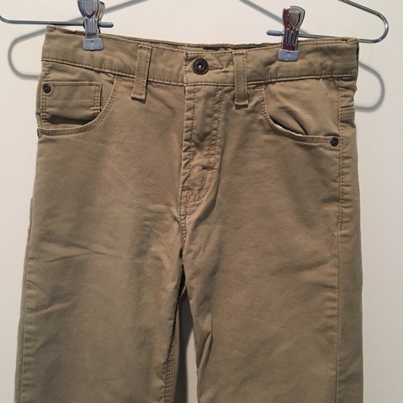 SOLD 🛑 Wrangler Boys Size 10 Regular Khaki Colored Pants - Picture 3 of 10